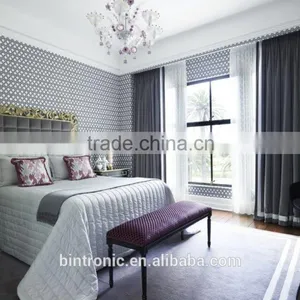 Bintronic Interior Window Covering Electric Track Remote Curtain System thumbnail-3