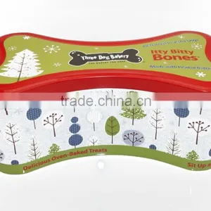 Custom Metal Candy Tin Box Wholesale Bone Shape Tin Box thumbnail-2
