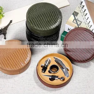 Promotional 5pcs Metal Stainless Steel Wine Cocktail Shaker Bar Tool Set for Gift thumbnail-6