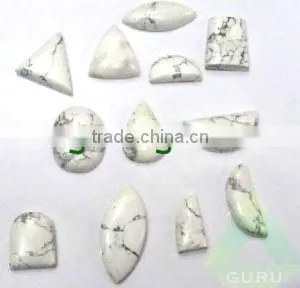 Howlite Cabochons Mix Shape & Size thumbnail-1