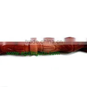Red Jesper Carved Angel Wands : Wholesale Gemstone thumbnail-1