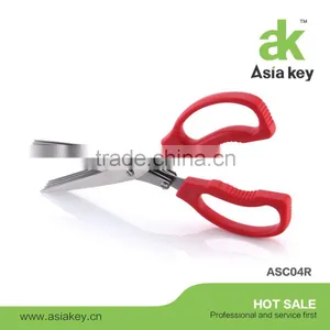 Low Price Curved Handle Stainless Steel Utility Scissors For People or Pets thumbnail-4