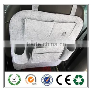 China Supplier Hot Sale Light Gray Felt Car Back Hanging Organizer thumbnail-6