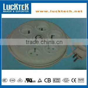 6 WAY FRENCH TYPE ROUND POWER STRIP thumbnail-1