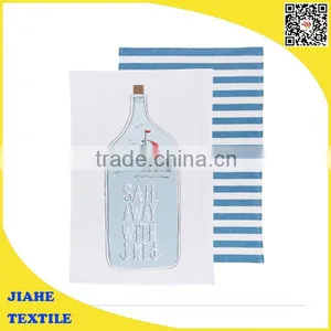 100% Cotton Plain White Tea Towels Wholesale Plain White Cotton Tea Towel thumbnail-2