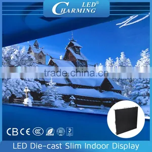High Desity Pixel Small Pitch Slim Flexible Indoor RGB Led Screen Display thumbnail-1