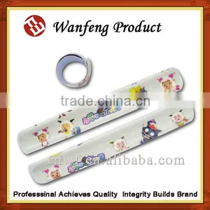 2015 Newest Printed Color Silicone Slap Band thumbnail-4