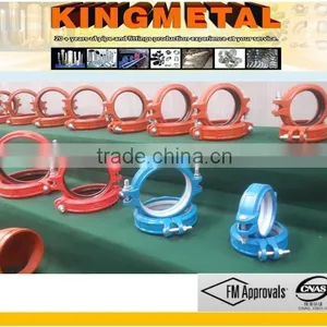 ISO/FM/UL Ductile Casting Iron Grooved Flexible Coupling thumbnail-1