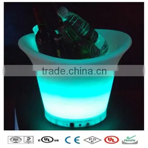 LED Lighting Outdoor Colorful LED Ice Bucket Bar Beer Cooler thumbnail-1