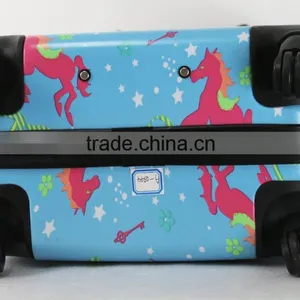 Shinny Printed Designing Colorful Figures ABS+PC Trolley Luggage Case thumbnail-5