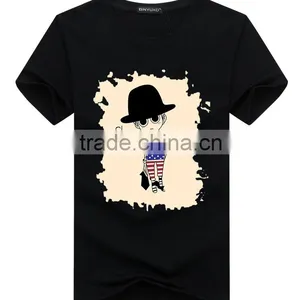 Wholesale Clothing 2016 High Quality Customprinted T-shirtOEM Plain Mens All Color Shirt Classic Collar New Design t Shirt thumbnail-2