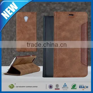 C&T PU Leather Wallet Flip Cover for Sony Xperia e4 thumbnail-4