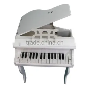 White Piano Wooden Toy thumbnail-1