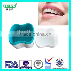 Wholesale Colorful Plastic Denture Box/ Dental Material Retainer Case With Low Price thumbnail-1