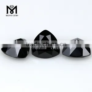 Wholesale Loose Gemstones Black Trillion 6x6 Cubic Zircon thumbnail-1