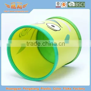 Indoor Household & Hotel Plastic Dustbin Cleaning Dustbin Plastic Transparen Printing Dustbin thumbnail-3