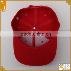 6 Panel Sports Style Metal Badge Custom Snapback Caps thumbnail-3