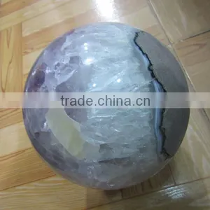 2015 Hot Sales Natural Amethyst Crystal Laughing Balls thumbnail-4