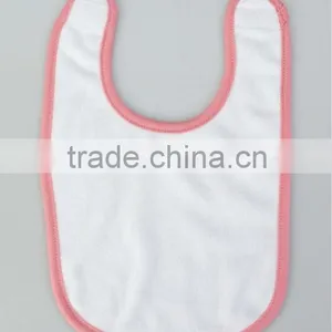 Terry Plain White Bibs ,white Cotton Baby Bibs thumbnail-1