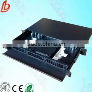 24 Port Cold Rolled Steel Corning Fiber Patch Panel thumbnail-2