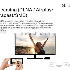 New Model Mini M8S II Android6.0 Marshmallow TV Box Amlogic S905X Quad Core 2GB/8GB Android TV Box thumbnail-4