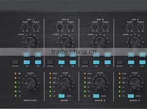 Professional Mp3 Tuner 4 Channel PA Audio Matrix Mixer Amplifier for Public Address thumbnail-2