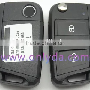VW Skoda Remote Key 5E0 959 753 D With 434mhz With ID48 Chip thumbnail-1