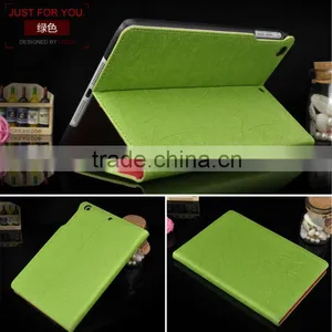 Wholesale Made in China Stand Flip Silk pu Case for Ipad Mini 2 thumbnail-1