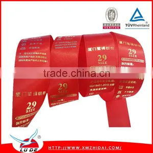 New Product Polyester Care Label Fabric Garment Labels for Wholesale thumbnail-2