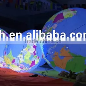 Giant Inflatable Globe Balloon With LED Lights thumbnail-1