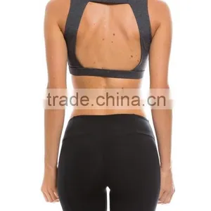 Unique Design Hollow Back Fitness Wear Women Workout Top Sports Bra thumbnail-1