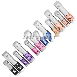 SRP2451 Shipping From China Colorful Perfume Container Vintage Style Pendant Stainless Steel Cremation Jewelry thumbnail-1