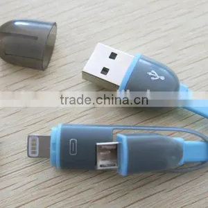 Long Length Usb Data Charger Cable 2 in 1 Usb to Red White Yellow Cable for Mobile thumbnail-6