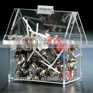 New Design Clear Acrylic Candy Display Box &acrylic Sweat Display Bins thumbnail-1