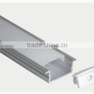 Surface Mounted 20.2 Width Aluminum Stair Profile For Double Row Strips thumbnail-4