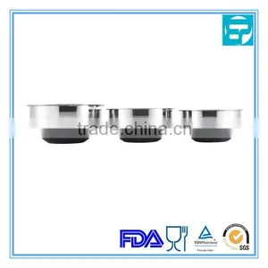Stainless Steel Metal Mixing Bowls With Silicone Bottom thumbnail-1