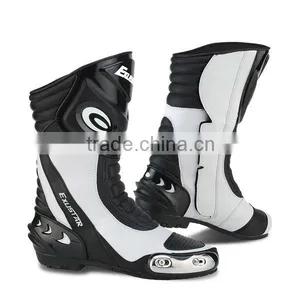 Multi-use, Motorcycle Racing Black/white Boots thumbnail-2