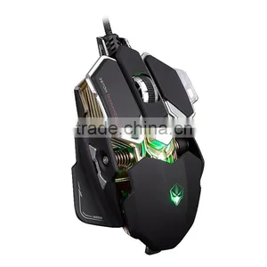 LUOM G10 10 Buttons 4 Colors DPI Adjustable Optical USB Wired Mouse thumbnail-6