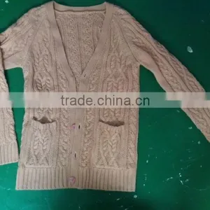 15JW0314 Mens Chenille Cardigan Sweater thumbnail-1