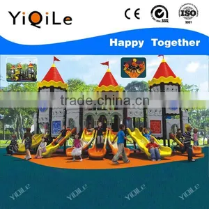 Corsair Shaped Kindergarten Playground Equipment Indoor Novel Children Playground Fence Happy Plastic Parts Tube Slide thumbnail-3