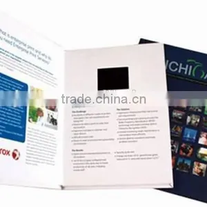 Hot Sale 2.4 Inch Open Hot Sexy Girl Photolcd Business Card Video Brochure for Advertising thumbnail-2