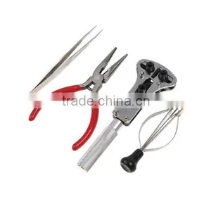 Perfect Watchmaker Repair Tool Kit With Hammer ,Remover ,Opener Mainspring Winder Tool Watch thumbnail-2