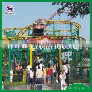 5 Cars 20 Seats Large Spinning Roller Coaster thumbnail-2