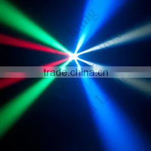 8x3Watt Pro Stage Disco DJ Wedding Party ADJ ON-X 8-Eye Sharpy 8x3W RGBW LED Mini Spider Beam Light thumbnail-5
