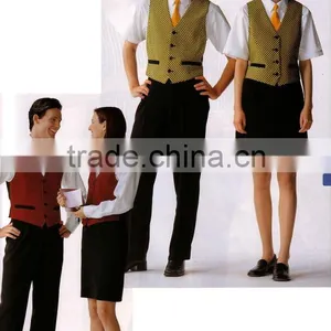 Customized Hand Made Restaurant Waiter Uniform thumbnail-1