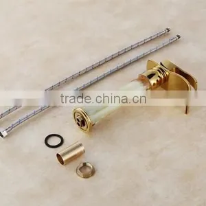 2014 New Design Waterfall Faucet for Basin,Aureate Faucet,golden Faucet thumbnail-6