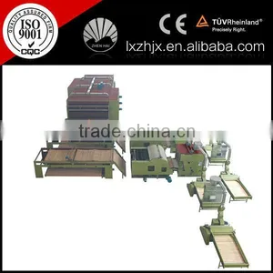 New Popular Nonwoven Thermal Bonded Wadding Production Line With Electricity Heating Oven WJM-3 thumbnail-1