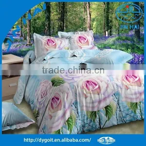 Wholesale Fast Color Easy Washing Flower Design Cotton Bedding Set thumbnail-5