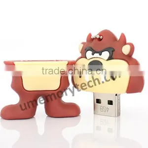 Taz Cartoon Role PVC Bulk Cheap Usb Flash Drives 1gb 2gb 4gb thumbnail-5