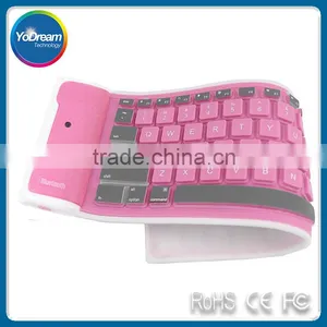 Roll Silicone Keyboard / Folding Wireless Keyboard / Bluetooth Keyboard thumbnail-1